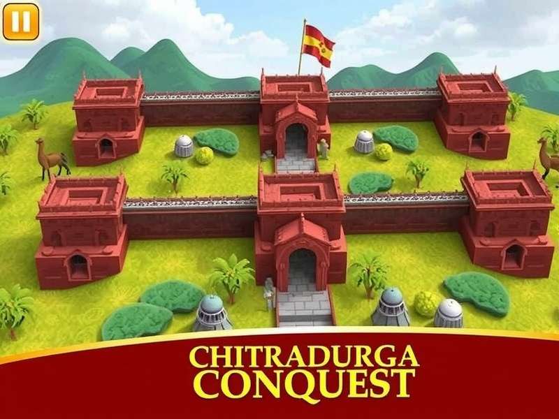 Chitradurga Fort Conquest Game Screenshot